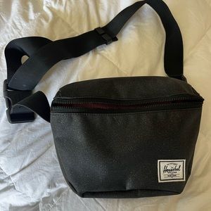 Herschel Supply Co Belt Bag Fanny Pack Black Glitter